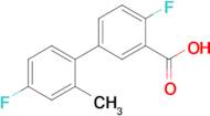 2-Fluoro-5-(4-fluoro-2-methylphenyl)benzoic acid