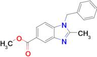 Methyl 1-benzyl-2-methyl-1,3-benzodiazole-5-carboxylate