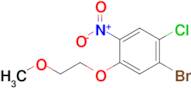 1-Bromo-2-chloro-5-(2-methoxyethoxy)-4-nitrobenzene