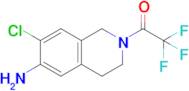 1-(6-Amino-7-chloro-3,4-dihydroisoquinolin-2(1h)-yl)-2,2,2-trifluoroethanone