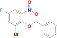 2-(Benzyloxy)-1-bromo-5-fluoro-3-nitrobenzene