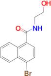 4-Bromo-N-(2-hydroxyethyl)naphthalene-1-carboxamide