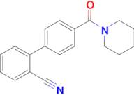 2-[4-(Piperidinocarbonyl)phenyl]benzonitrile