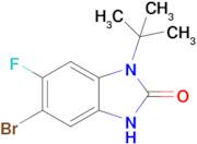 5-Bromo-1-tert-butyl-6-fluoro-3H-1,3-benzodiazol-2-one