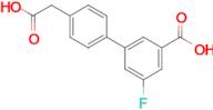 3-[4-(Carboxymethyl)phenyl]-5-fluorobenzoic acid