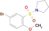 1-(5-Bromo-2-methoxyphenylsulfonyl)pyrrolidine