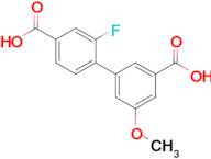 2-Fluoro-5'-methoxybiphenyl-3',4-dicarboxylic acid