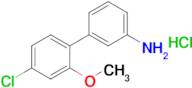 3-(4-Chloro-2-methoxyphenyl)aniline, HCl