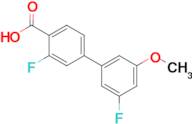 2-Fluoro-4-(3-fluoro-5-methoxyphenyl)benzoic acid