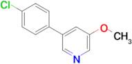 3-(4-Chlorophenyl)-5-methoxypyridine