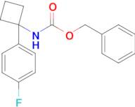 Benzyl N-[1-(4-fluorophenyl)cyclobutyl]carbamate