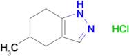 5-methyl-4,5,6,7-tetrahydro-1H-indazole hydrochloride