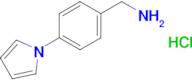 [4-(Pyrrol-1-yl)phenyl]methanamine HCl