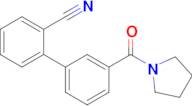 2-[3-(Pyrrolidinocarbonyl)phenyl]benzonitrile