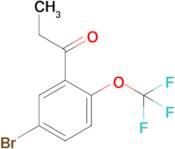 4-Bromo-2-propanoyl-1-(trifluoromethoxy)benzene