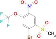 1-Bromo-2-methanesulfonyl-4-nitro-5-(trifluoromethoxy)benzene