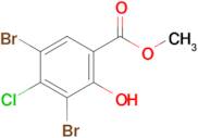 Methyl 3,5-dibromo-4-chloro-2-hydroxybenzoate