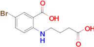 5-Bromo-2-[(3-carboxypropyl)amino]benzoic acid