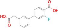 3-(4-Carboxy-3-fluorophenyl)phenylacetic acid