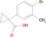 1-(4-Bromo-3-methylphenyl)cyclopropane-1-carboxylic acid