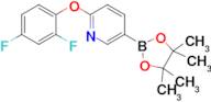 2-(2,4-Difluorophenoxy)-5-(4,4,5,5-tetramethyl-1,3,2-dioxaborolan-2-yl)pyridine