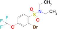 N,N-Diethyl 2-Bromo-4-trifluoromethoxybenzenesulfonamide