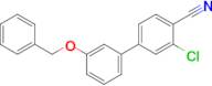 4-[3-(Benzyloxy)phenyl]-2-chlorobenzonitrile