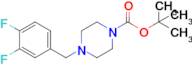 tert-Butyl 4-[(3,4-difluorophenyl)methyl]piperazine-1-carboxylate