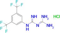 N-[3,5-bis(trifluoromethyl)phenyl]-1-[(diaminomethylidene)amino]methanimidamide hydrochloride