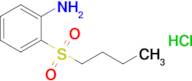 2-(Butane-1-sulfonyl)aniline, HCl