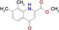 methyl 7,8-dimethyl-4-oxo-1,4-dihydroquinoline-2-carboxylate