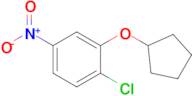 1-Chloro-2-(cyclopentyloxy)-4-nitrobenzene