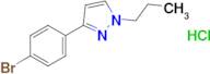 3-(4-Bromophenyl)-1-propylpyrazole HCl