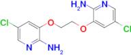 3-[2-(2-amino-5-chloropyridin-3-yl)oxyethoxy]-5-chloropyridin-2-amine