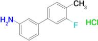 3-(3-Fluoro-4-methylphenyl)aniline, HCl