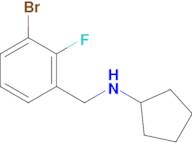 1-Bromo-2-fluoro-3-(cyclopentylaminomethyl)benzene