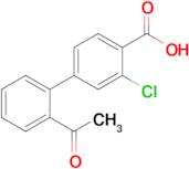 4-(2-Acetylphenyl)-2-chlorobenzoic acid