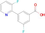 3-Fluoro-5-(3-fluoropyridin-2-yl)benzoic acid