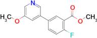 Methyl 2-fluoro-5-(5-methoxypyridin-3-yl)benzoate