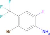 5-Bromo-2-iodo-4-(trifluoromethyl)aniline