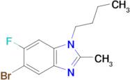 5-Bromo-1-butyl-6-fluoro-2-methyl-1,3-benzodiazole