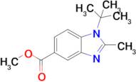 Methyl 1-tert-butyl-2-methyl-1,3-benzodiazole-5-carboxylate