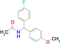 N-[(4-Fluorophenyl)(4-methoxyphenyl)methyl]acetamide