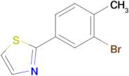 2-(3-Bromo-4-methylphenyl)-1,3-thiazole