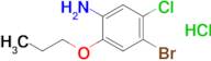 4-Bromo-5-chloro-2-propoxyaniline HCl