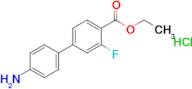 Ethyl 4-(4-aminophenyl)-2-fluorobenzoate, HCl