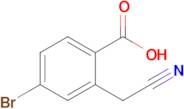 4-Bromo-2-(cyanomethyl)benzoic acid