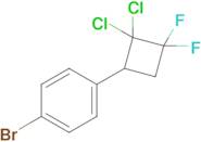 1-Bromo-4-(2,2-dichloro-3,3-difluorocyclobutyl)benzene