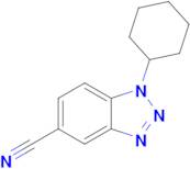 1-Cyclohexyl-1,2,3-benzotriazole-5-carbonitrile