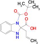 2-Allyl-1-(tert-butoxycarbonyl)-2,3-dihydro-1H-benzo[d]imidazole-2-carboxylic acid